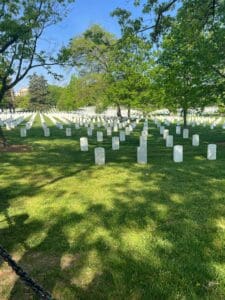 Picture of the World War 2 Memorial from the Ivywood Classical ACademy trip to Washington D.C.