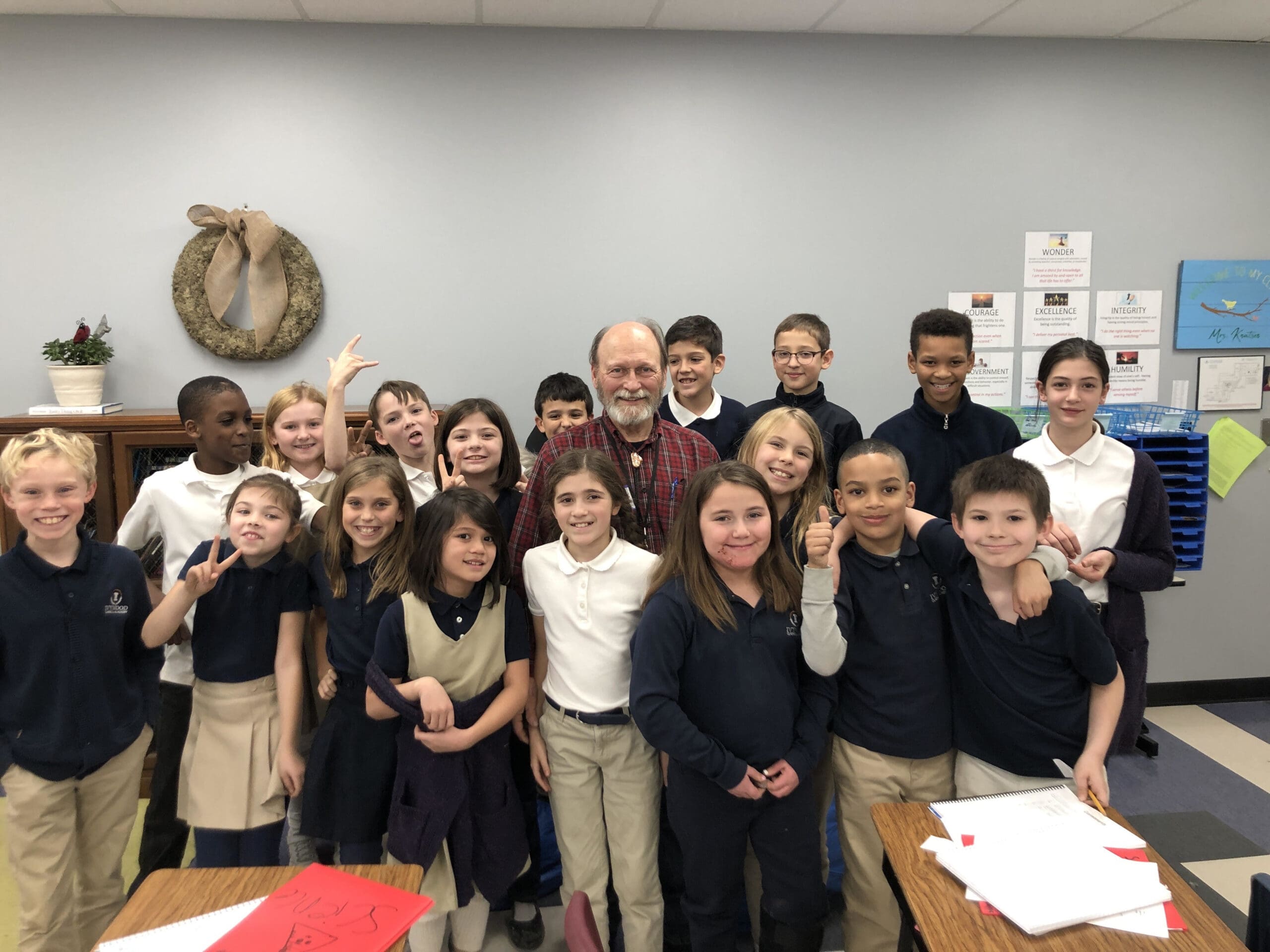 Mr. Phillips and class