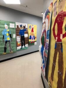 Everyday hero paintings